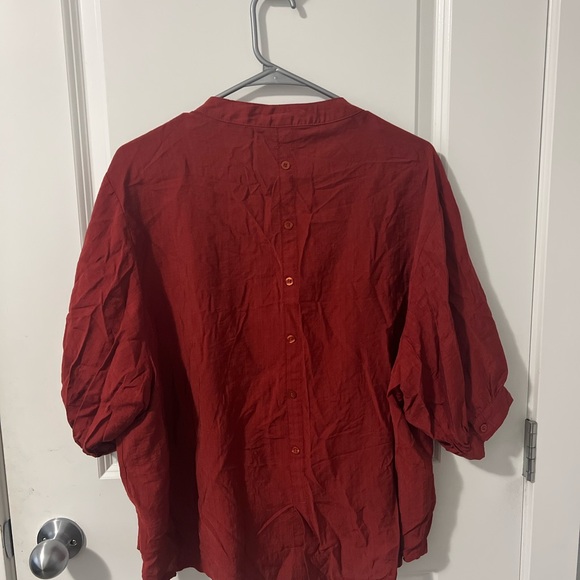 Maroon Button down shirt - Picture 1 of 5